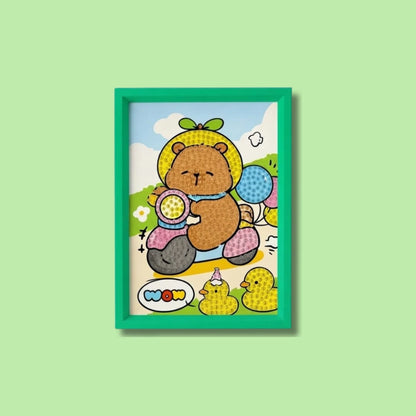 Scooter Joy Bear Diamond Painting Kit (1Pc)