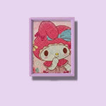 Kuromi Pink Bunny Diamond Painting Kit (1pc)