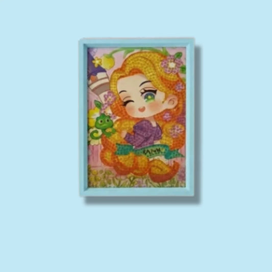 Flower Hair Girl Diamond Painting Kit (1pc)