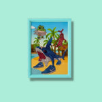 Tropical Sea Monsters Diamond Painting Kit (1Pc)