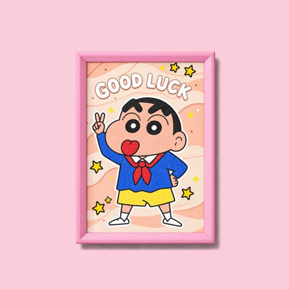 Good Luck Shinchan Diamond Painting Kit (1Pc)