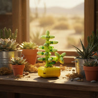 Sedum Burrito Building Block (1Pc) on the side of the window.