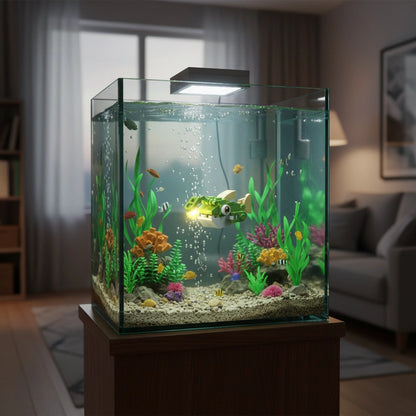 Lanternfish Building Block (1Pc) in the aquarium tank.