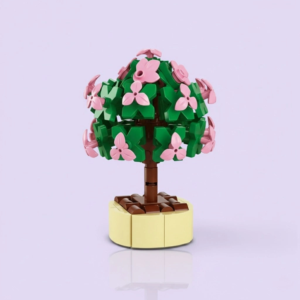 Portulacaria Afra Building Block Toy Plant(1pc) on the light background