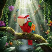 Parrot Building Block (1Pc) in the jungle.