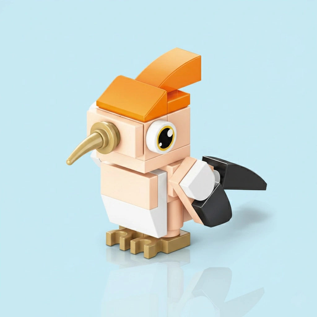 Hoopoe Building Block (1Pc) in the light background.