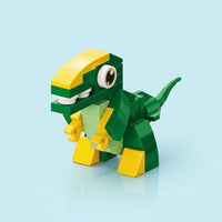 Tyrannosaurus Building Block (1Pc) in the blue background.