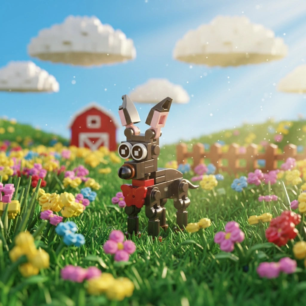 Doberman Pinscher Building Block (1Pc)