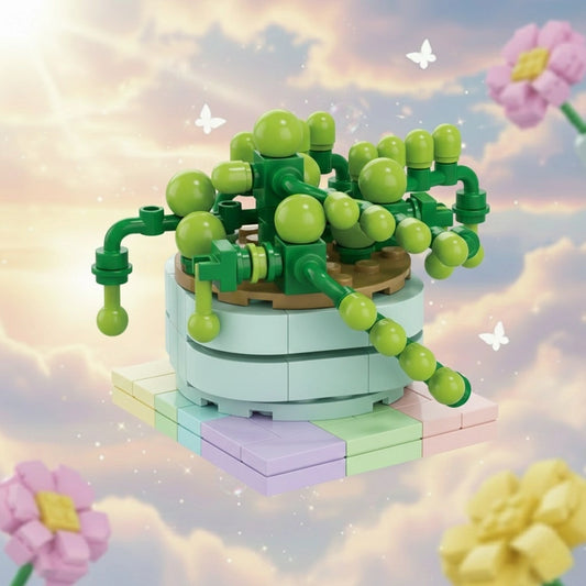Senecio Rowleyanus Building Block Toy Plant (1Pc)