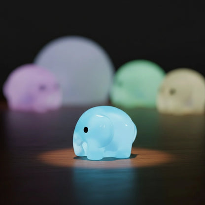 Miniature Glow Elephant Assorted (1pc)