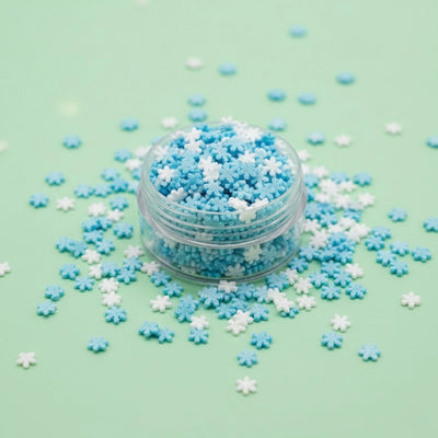 Miniature Polymer Clay SnowFlakes Assorted (10pcs)