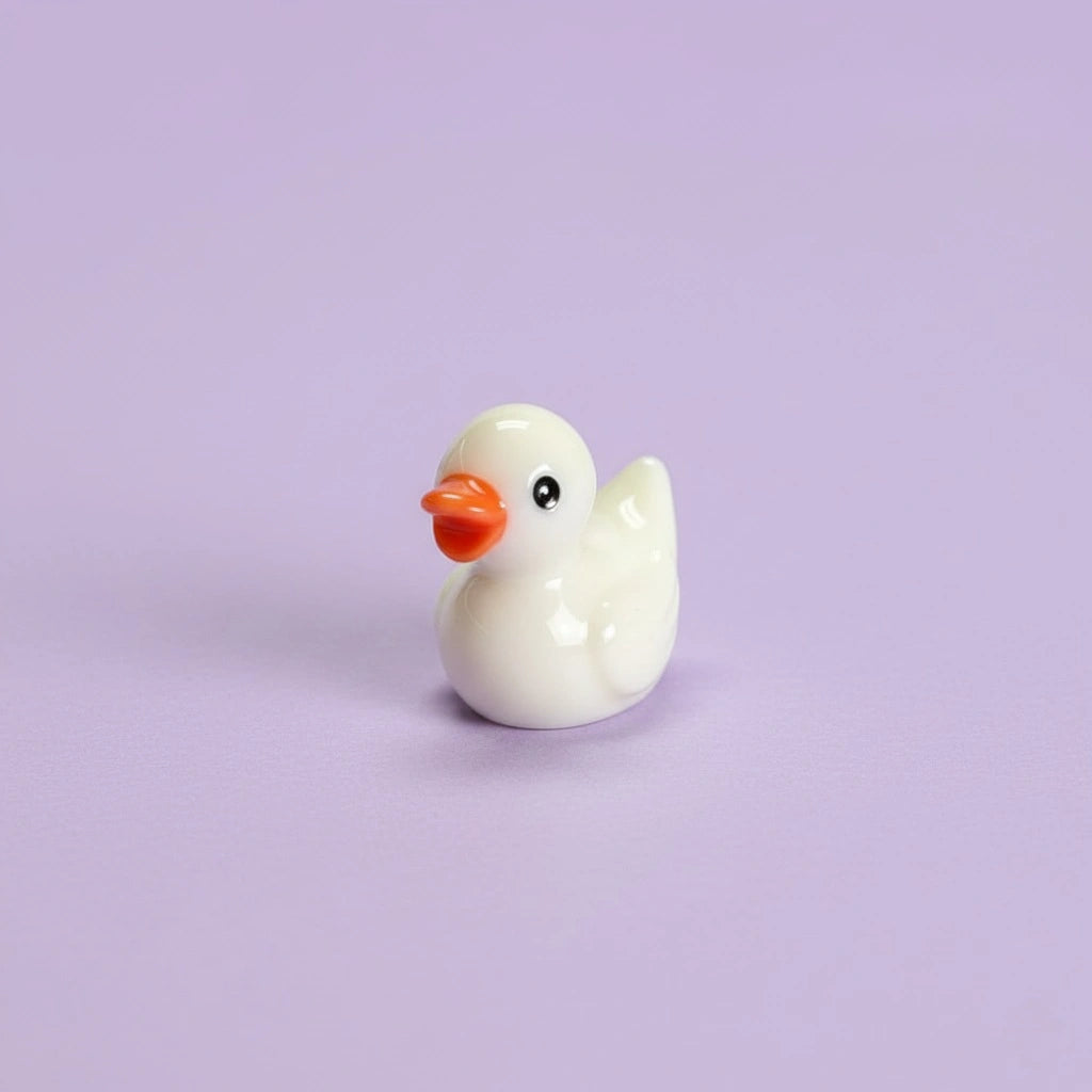 Miniature Ducks (1pc) on the light background.