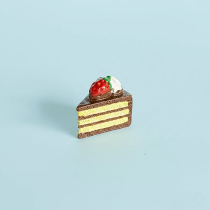 Miniature Dollhouse Pastry (1pc) on the blue background.