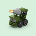 Heavy Artillery Tank Building Block (1Pc)