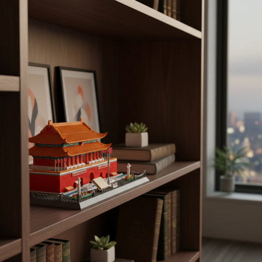 Tiananmen Tower Landmark Model Blocks