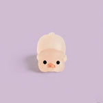 Miniature Glow Pink Yoga Pig (1pc)