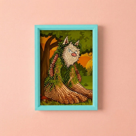 Mystic Jungle Cat Diamond Painting Kit (1Pc)