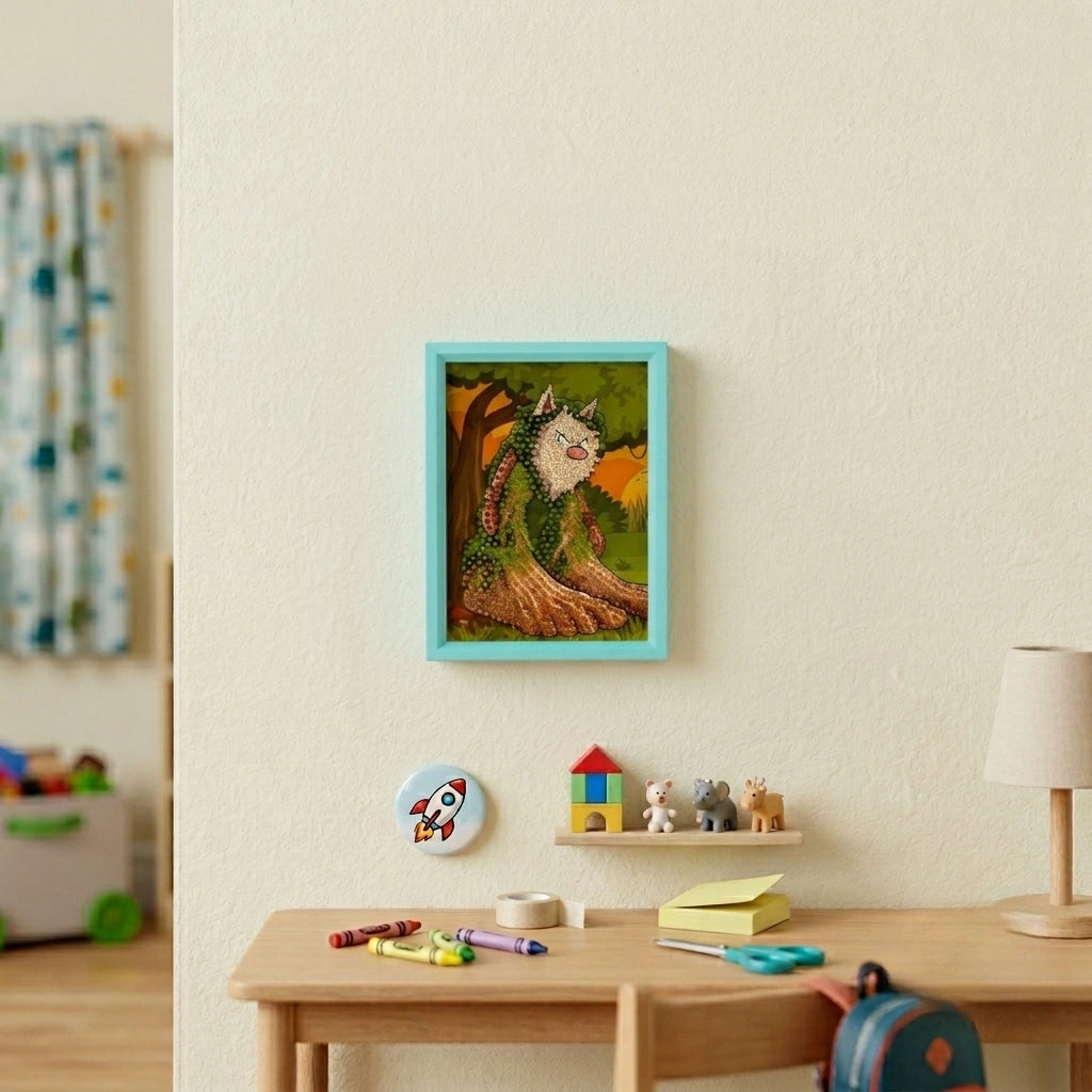 Mystic Jungle Cat Diamond Painting Kit (1Pc)