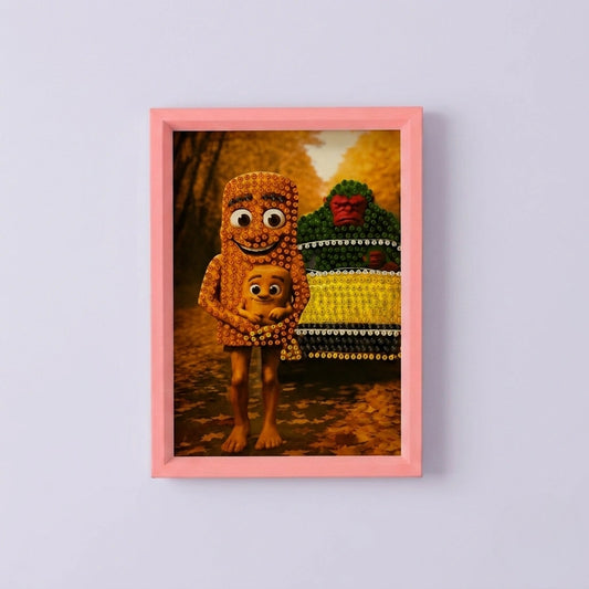Forest Road Monster Ride Diamond Painting Kit (1Pc)