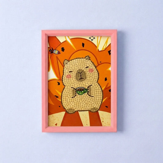 Rocket Snack Bear Bear Diamond Painting Kit (1Pc)