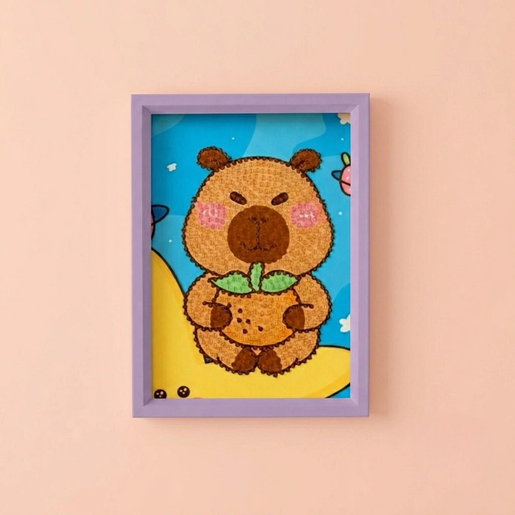 Little Foodie Bear Diamond Painting Kit (1Pc)