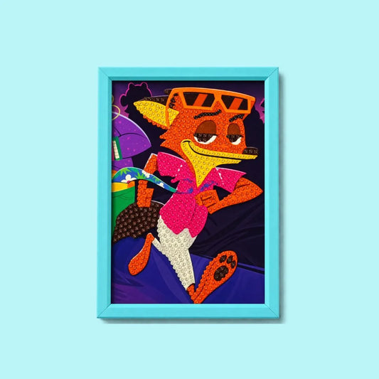 Funky Fox Diamond Painting Kit (1Pc)
