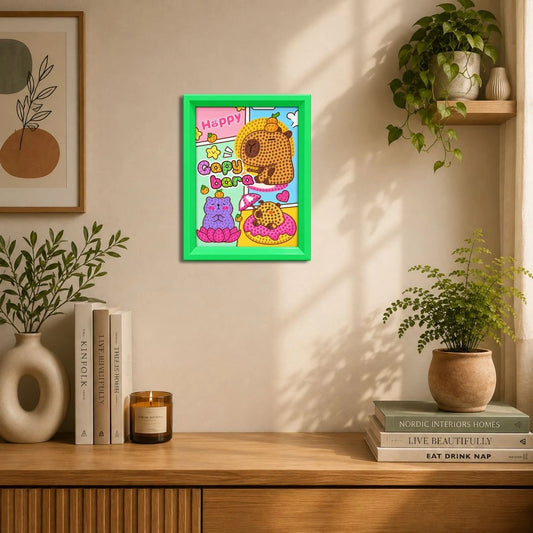 Cute Capybara Couple Diamond Painting Kit (1Pc)