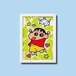 Jumping Shinchan Diamond Painting Kit (1Pc)