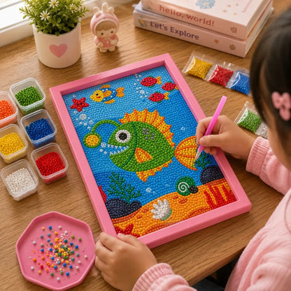 Cute Puffer Fish Diamond Painting Kit (1Pc)