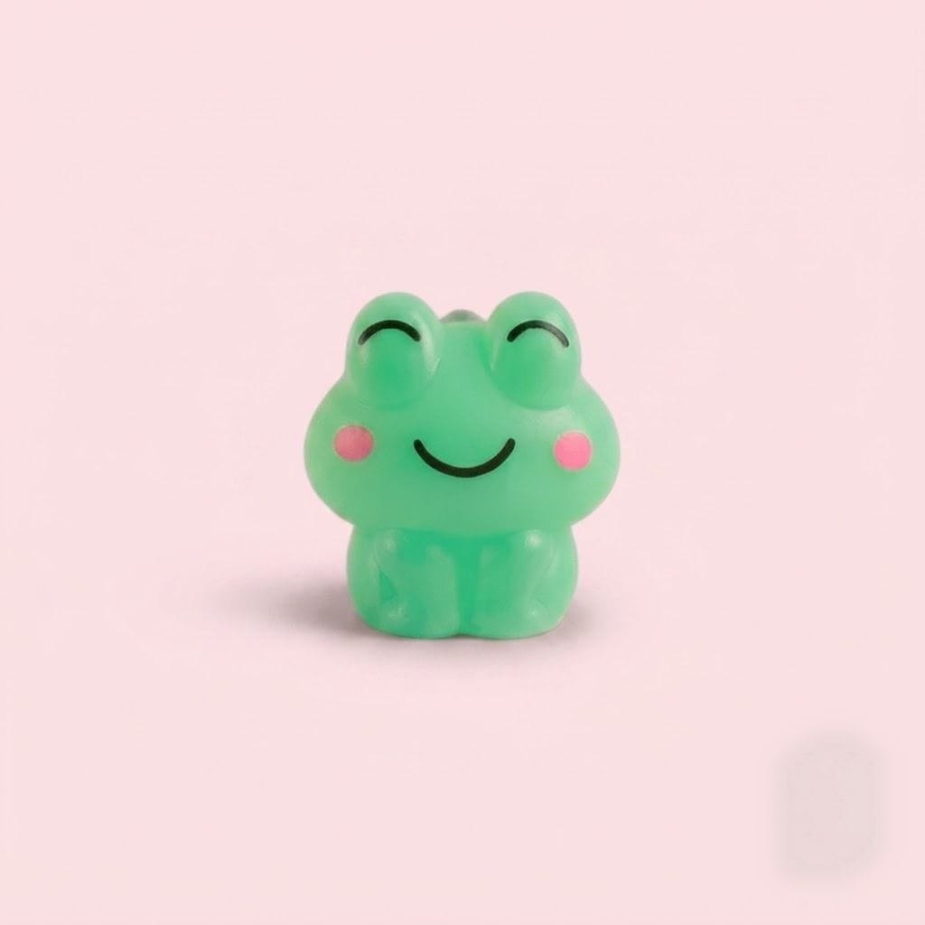 Miniature Glow Cute Resin Frog Assorted (1pc)