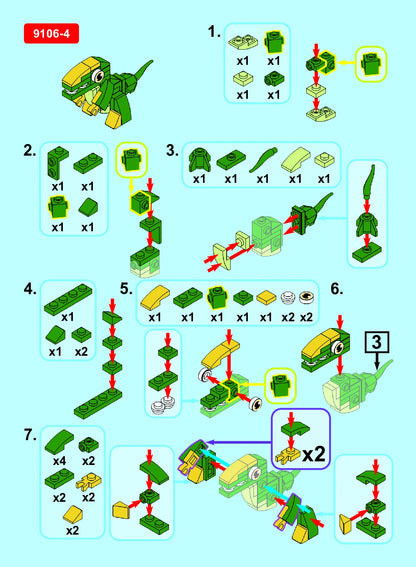 Tyrannosaurus Building Block (1Pc)