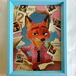City Detective Fox Diamond Painting Kit (1Pc)