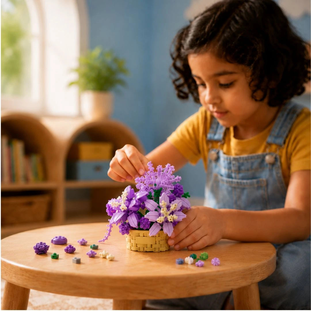 Purple Dream Star Flowering Building Block (1Pc)