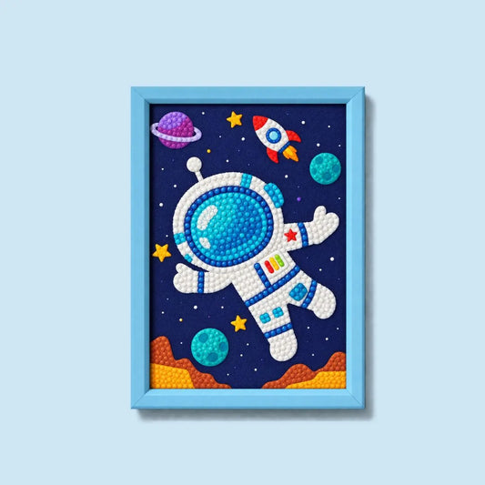 Space Explorer Astronaut Diamond Painting Kit (1Pc)