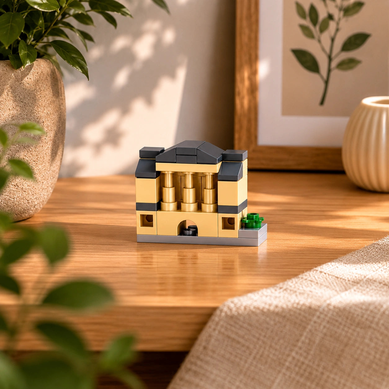 Parthenon Temple Building Block (1Pc)