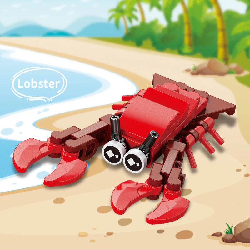 Image of a Lobster Builder Building Block .