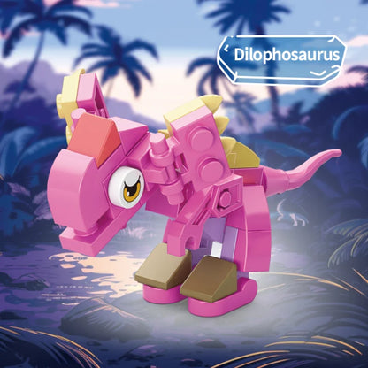 Image of Pink Crest building block.