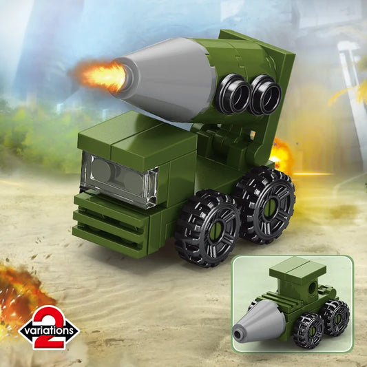 Image of the blast rover building block toy.