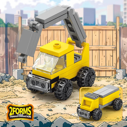 Concrete Pump Truck Building Block (1Pc)