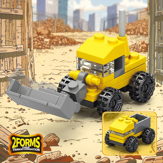 Bulldozer Building Block (1Pc)