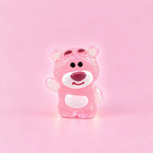 Miniature Glow Pink Bear Assorted (1pc)