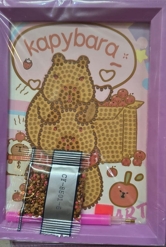 Capybara Fruit Fun Diamond Painting Kit (1Pc)