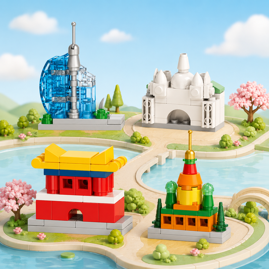 The Asian Landmarks Set (4 in 1 Set)