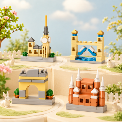The European LandMarks(4 in 1 Set)