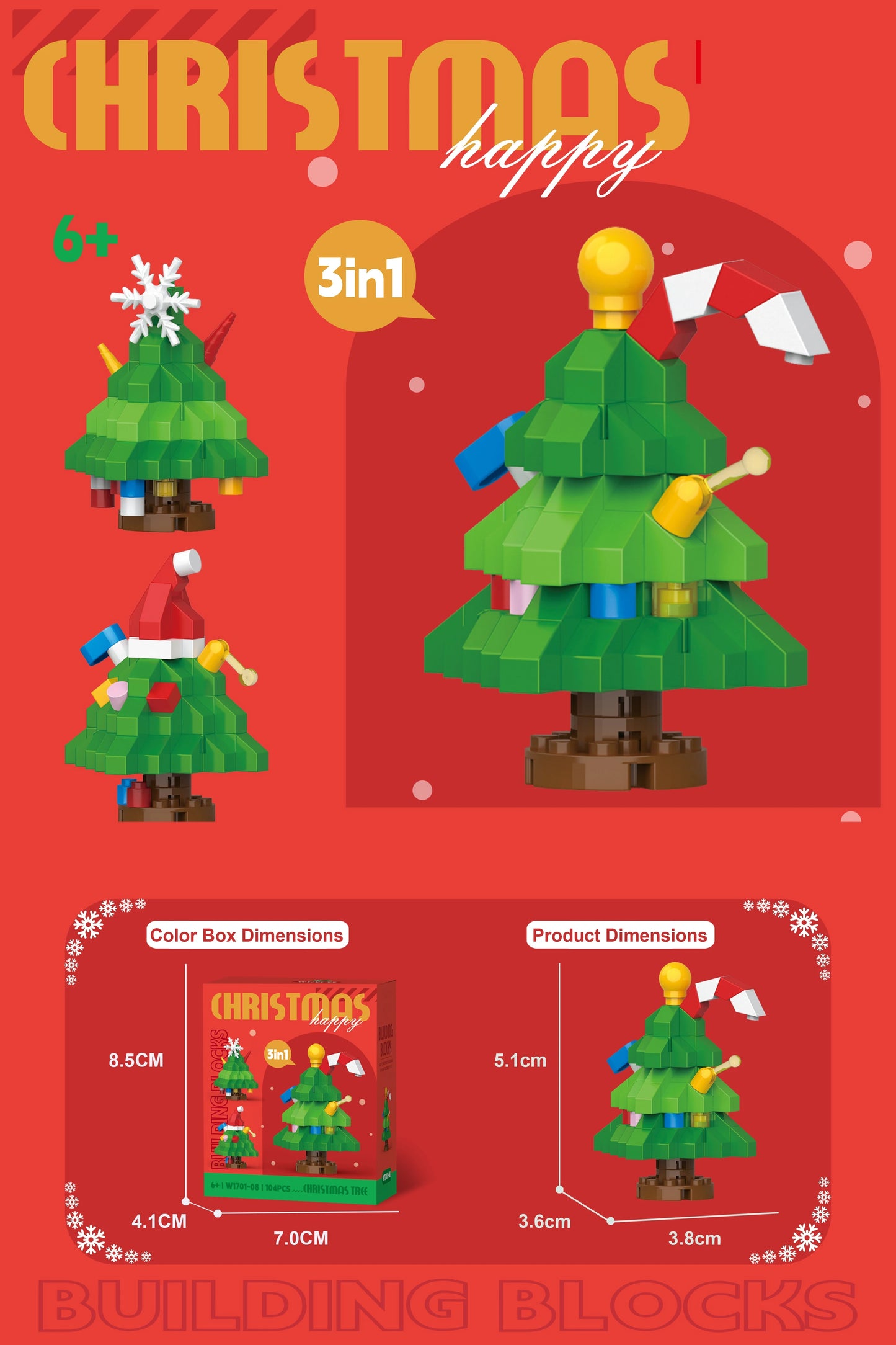 Christmas Tree Building Block (1Pc)
