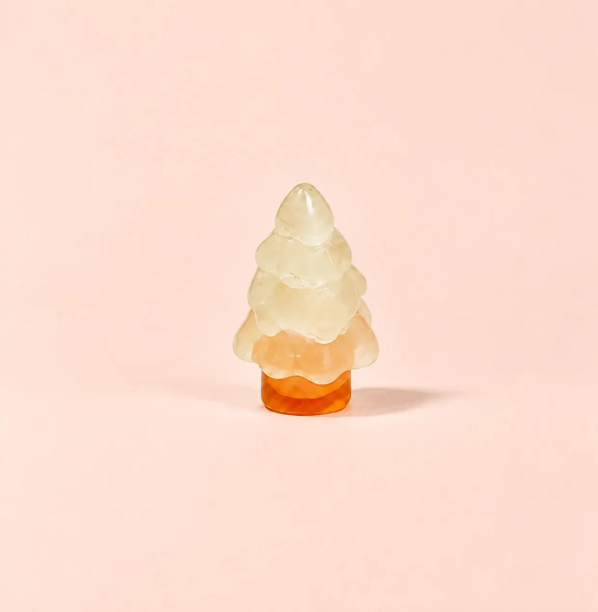 Miniature Glow Christmas Tree Assorted (1pc) displayed on a peach background