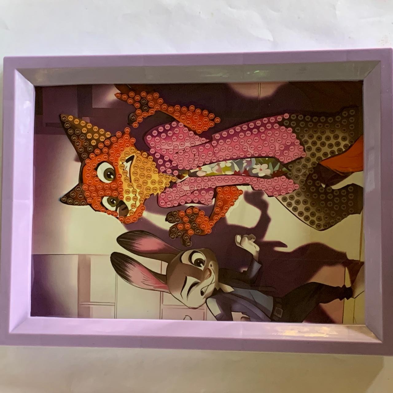 Clever Fox & Bunny Diamond Painting Kit (1Pc)