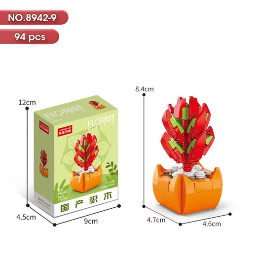 Crassula Capitella Plant Building Block (1pc)