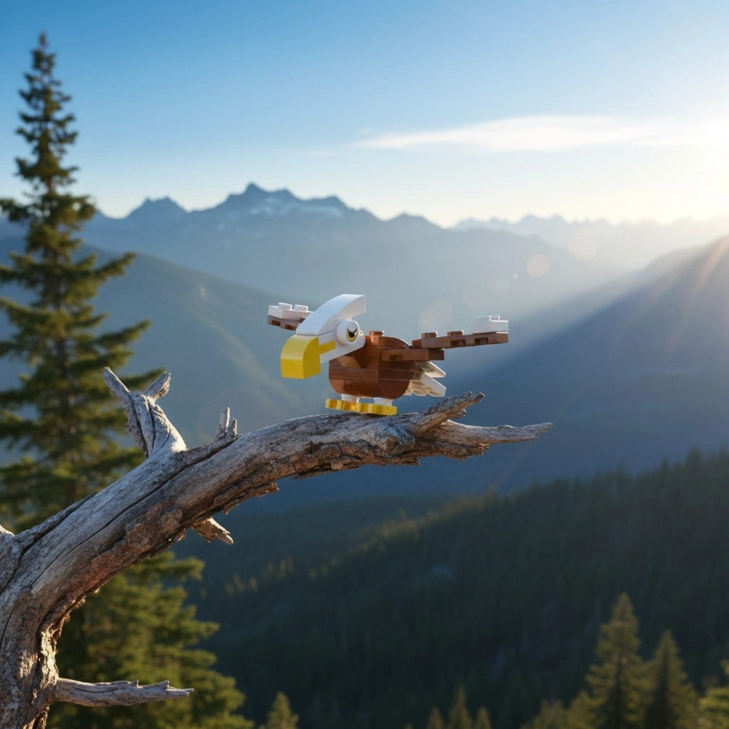 Eagle Building Block (1Pc) with the nature view.