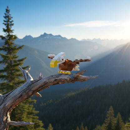 Eagle Building Block (1Pc) with the nature view.